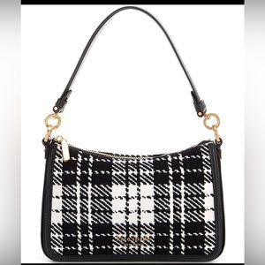 ❌SOLD❌KATE SPADE Hudson Posh Plaid Jacquard Medium Convertible Crossbody